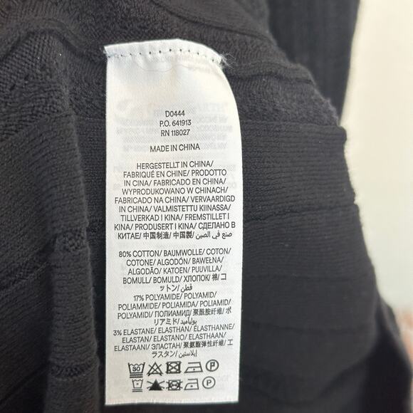 BODEN Twist Front Knitted Midi Dress Black Sz 16/18 {3B39} - Picture 10 of 10